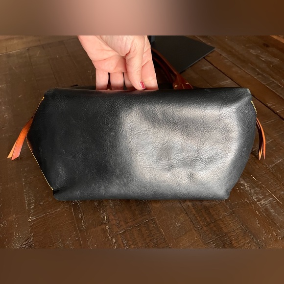 Dooney & Bourke Black Leather Tote Bag - Picture 6 of 15